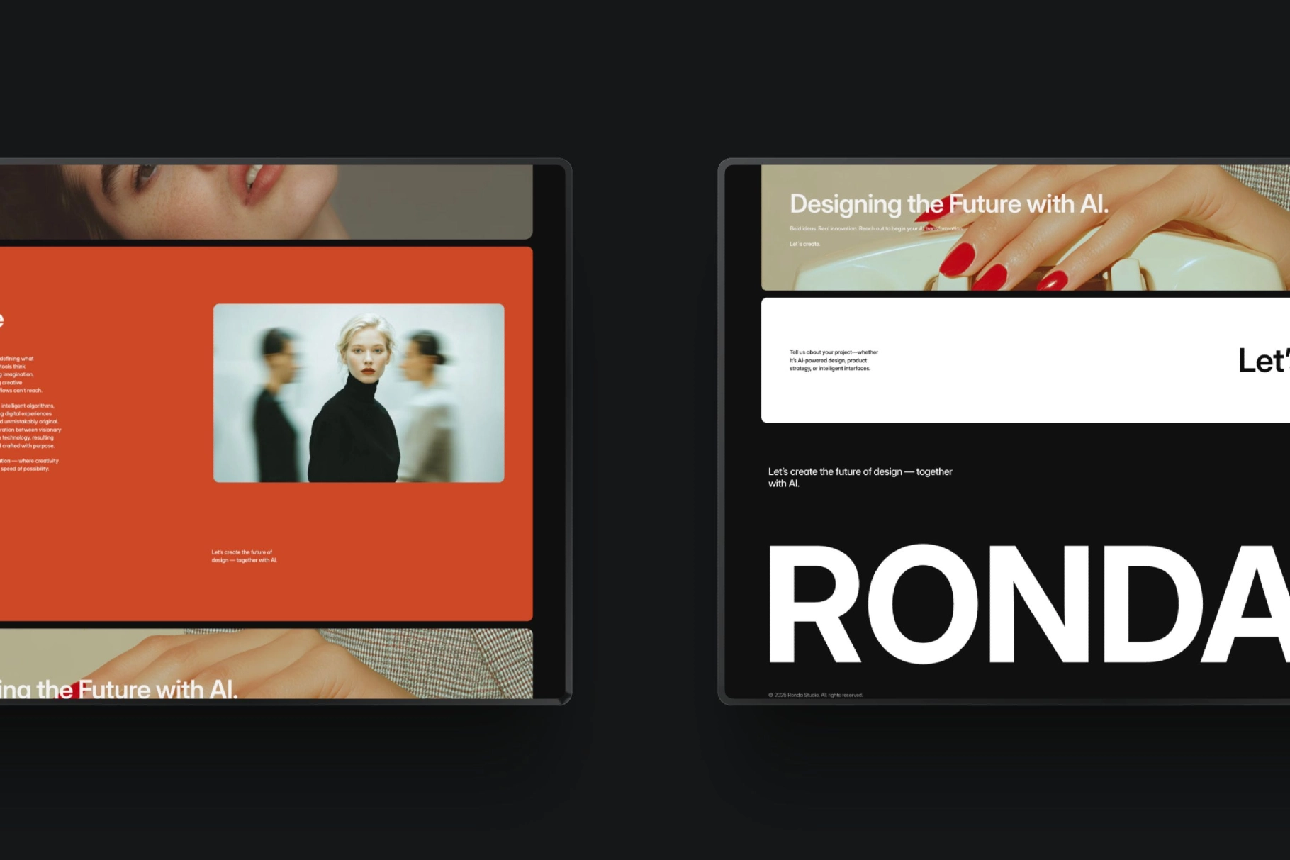 Ronda — AI Agency Portfolio Framer Template