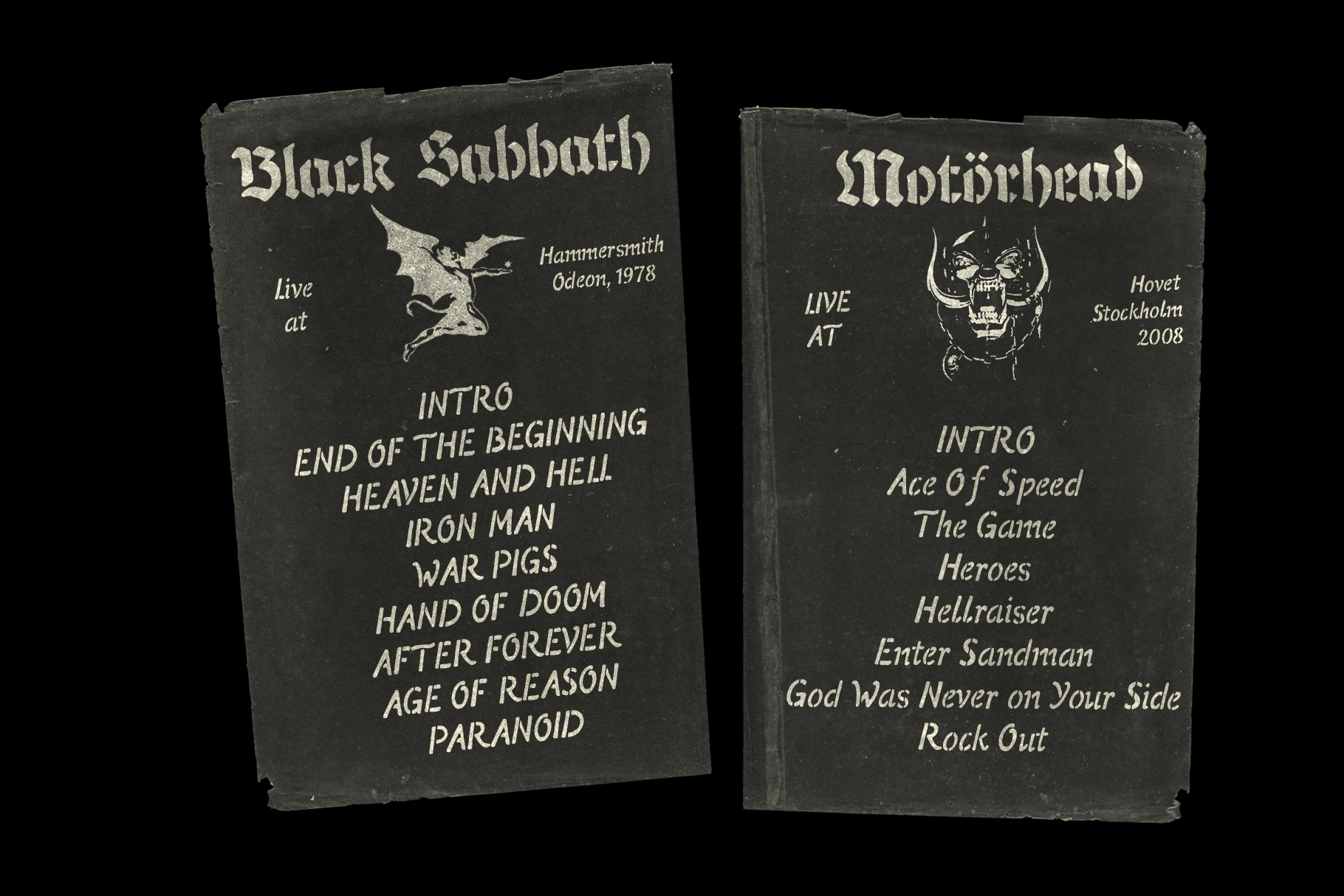 Vuse - Blackletter Stencil Duo Font