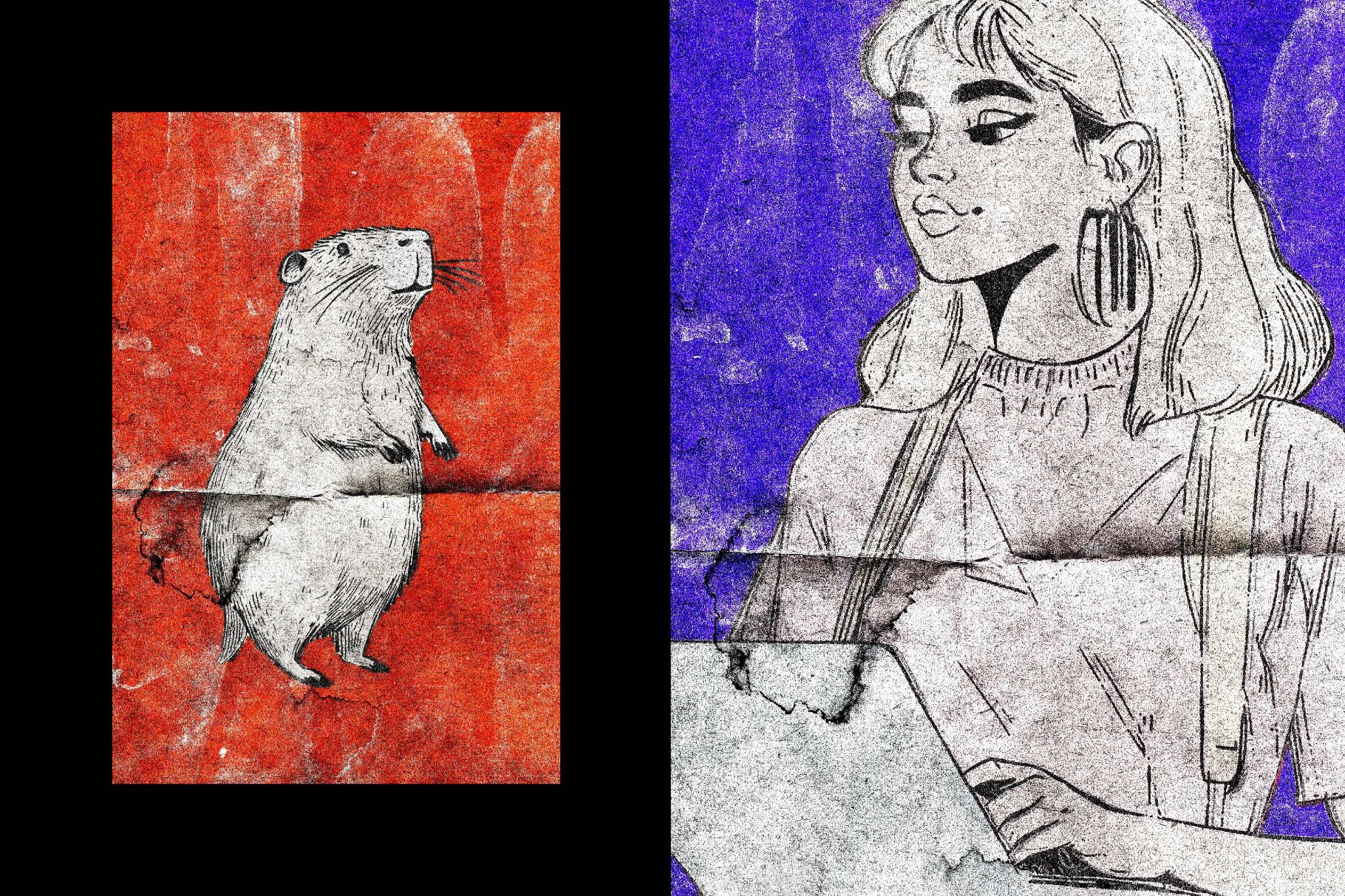 Grunge Paper Photo Effect