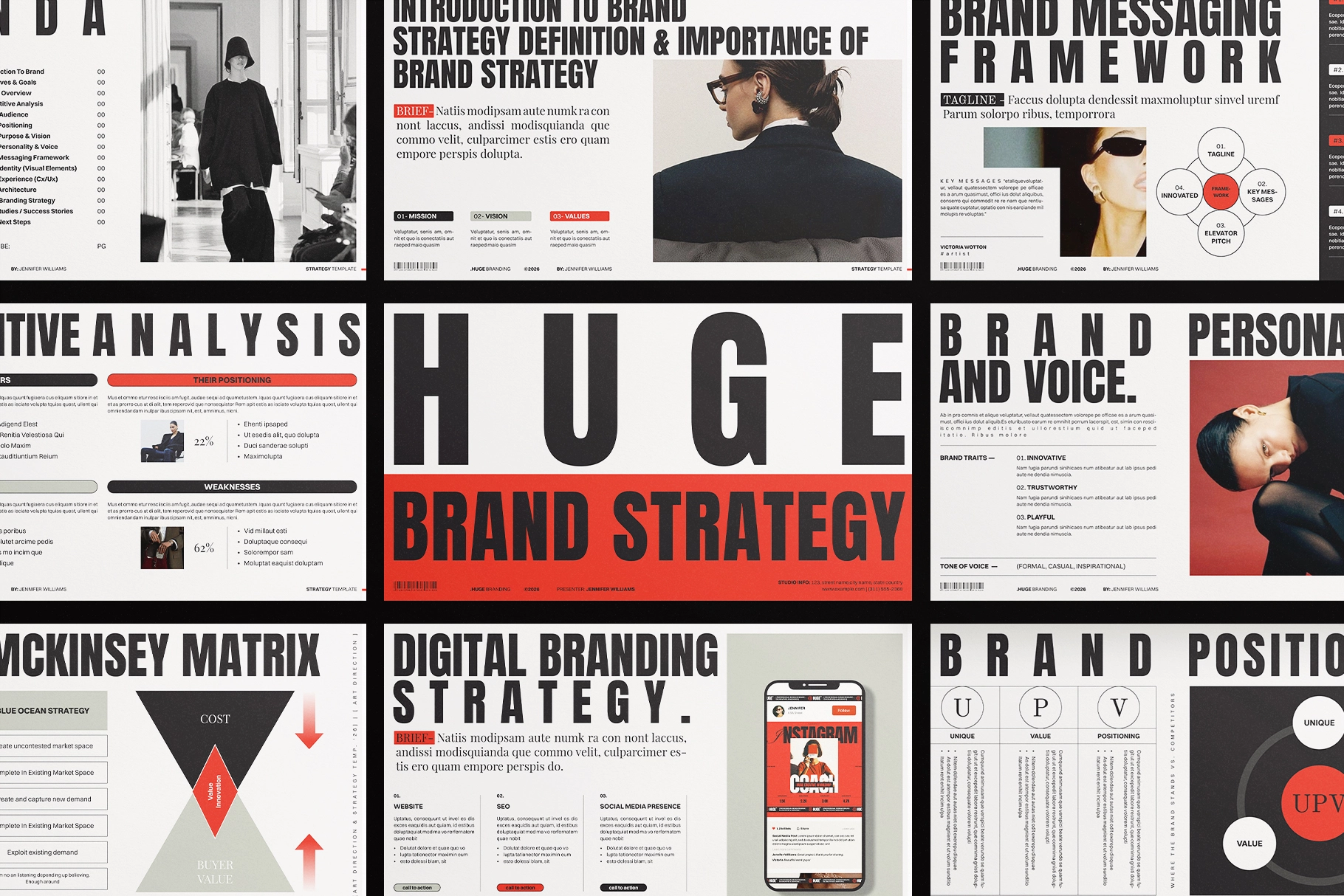 HUGE - Brand Strategy Presentation Template