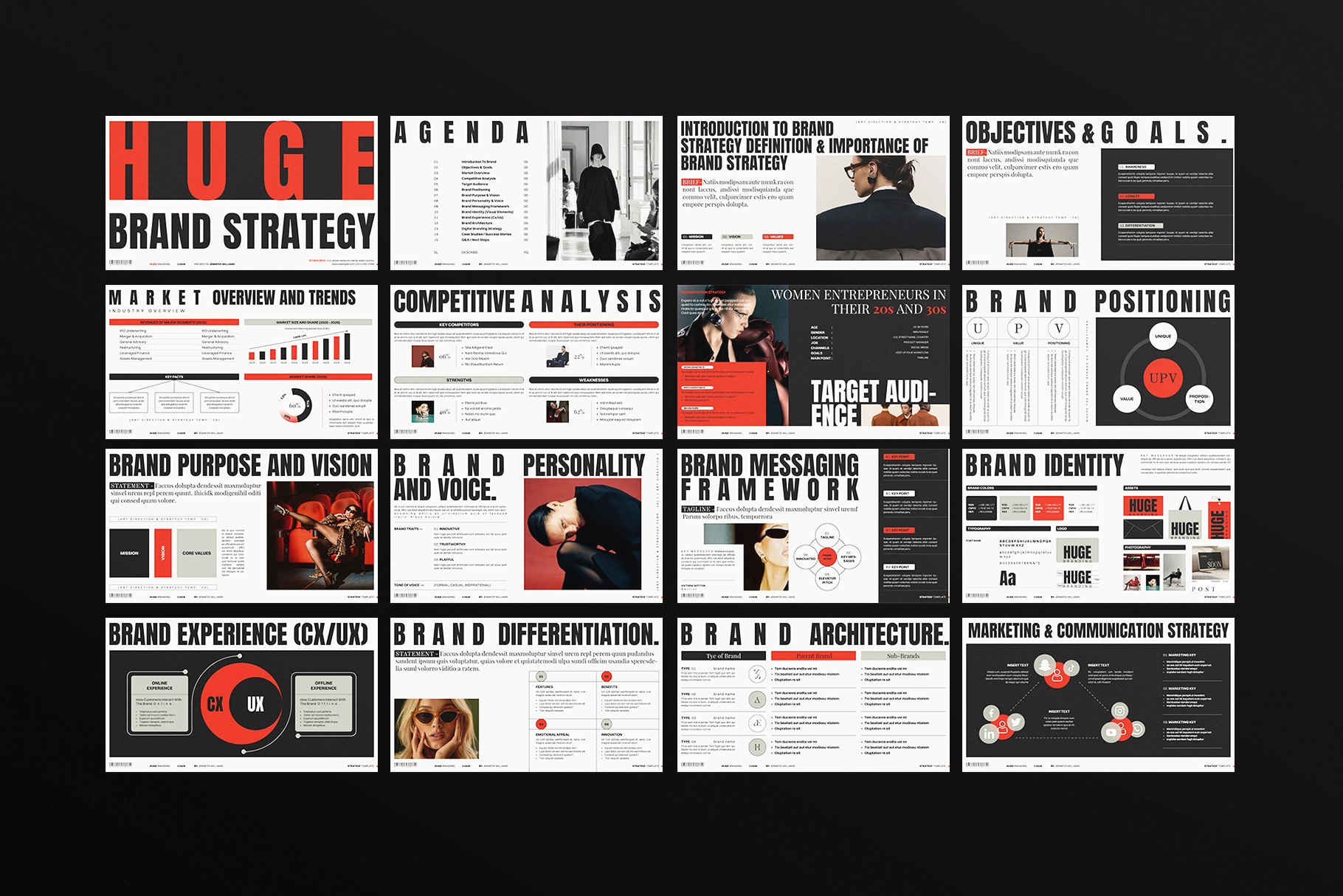 HUGE - Brand Strategy Presentation Template