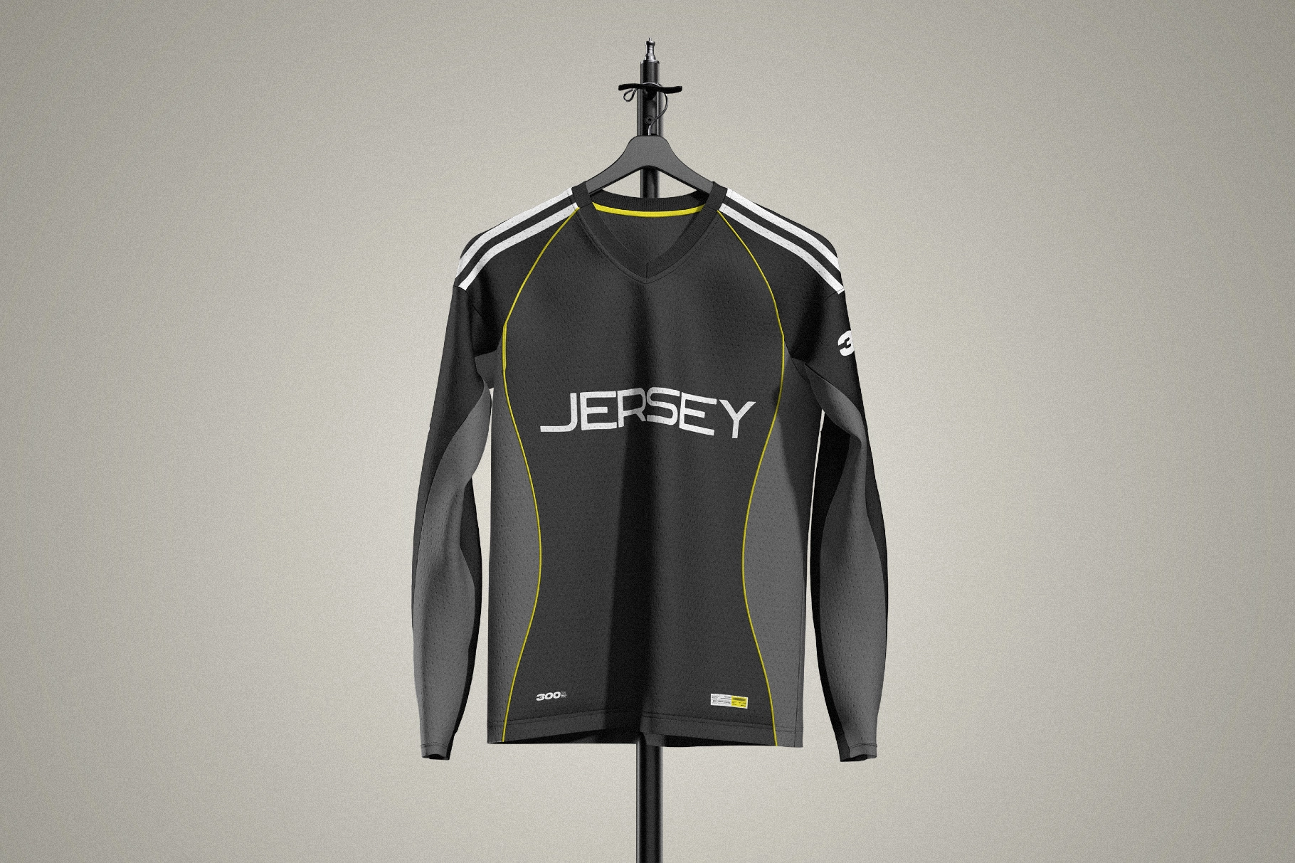 Football Long Sleeve Jersey Mockup