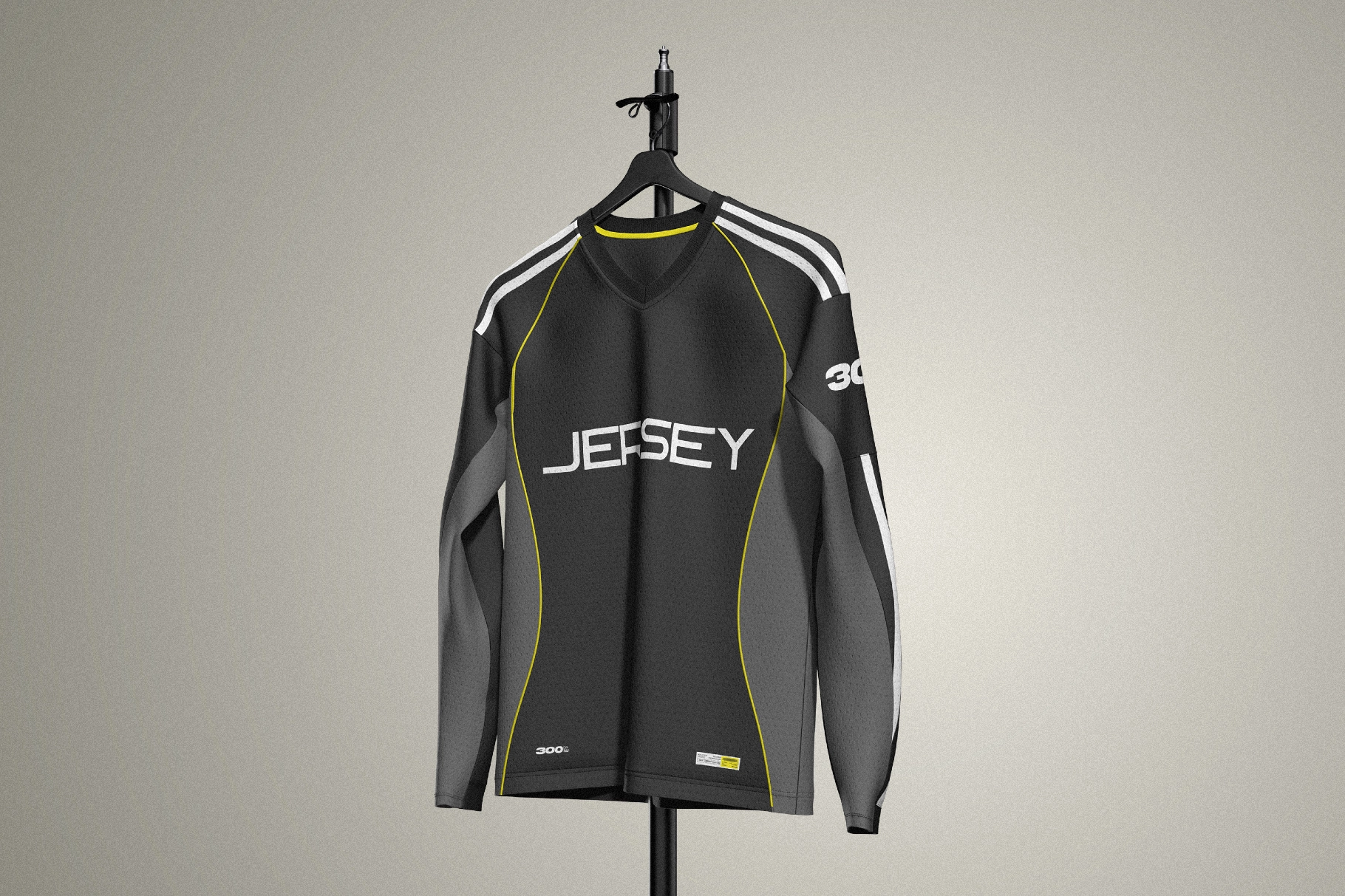 Football Long Sleeve Jersey Mockup