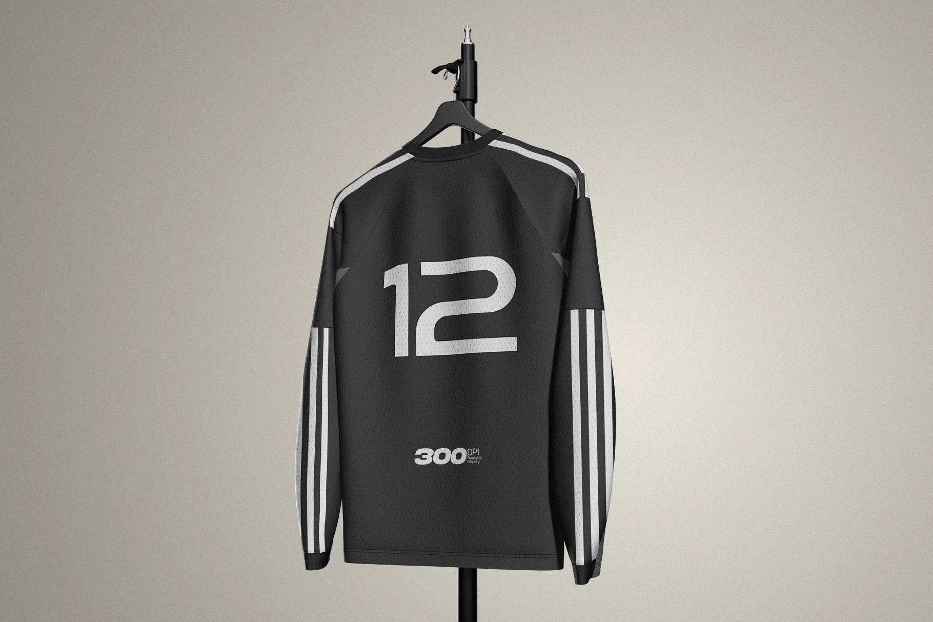 Football Long Sleeve Jersey Mockup