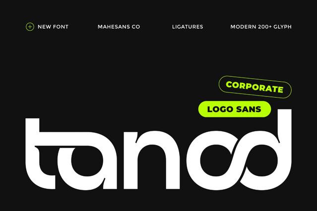 Tanod – Modern Corporate Logo Sans Font