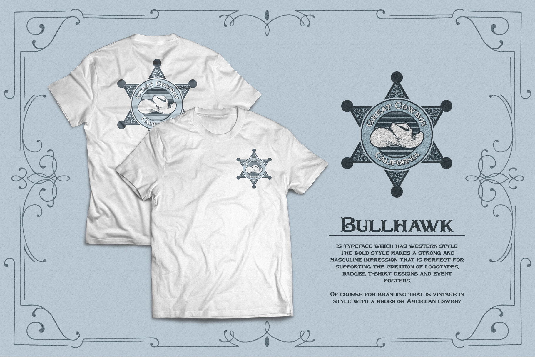 Bullhawk - Vintage Western Font
