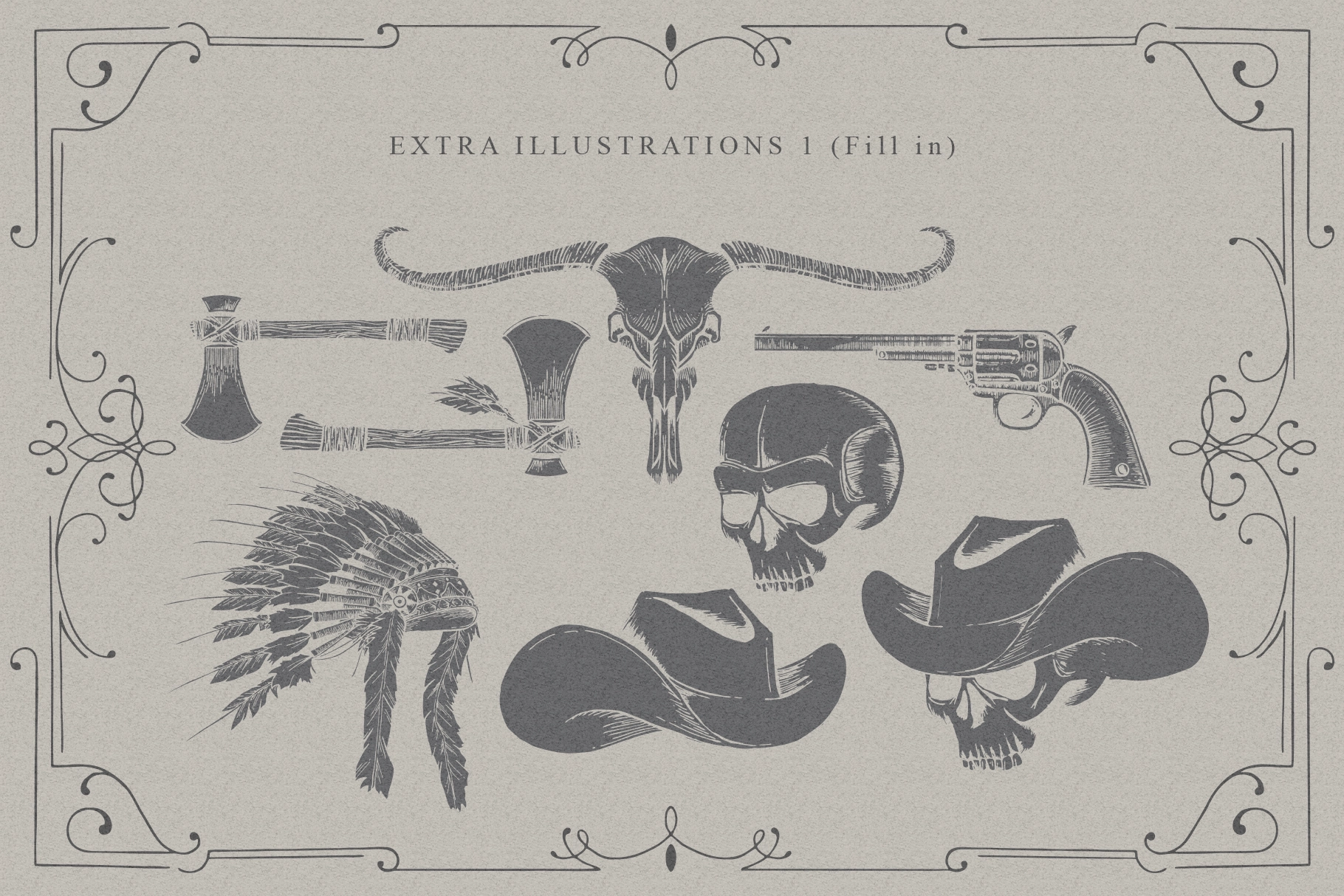 Bullhawk - Vintage Western Font