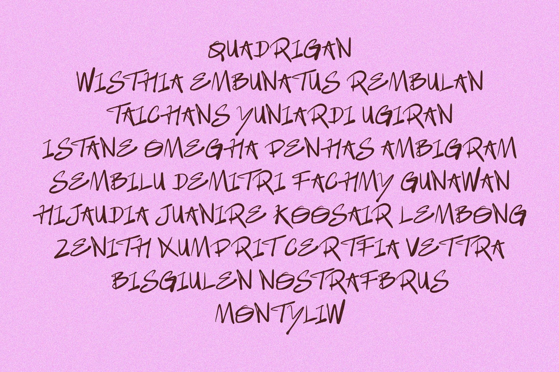 NEW SIQON — Expressive Handdrawn Brush Font