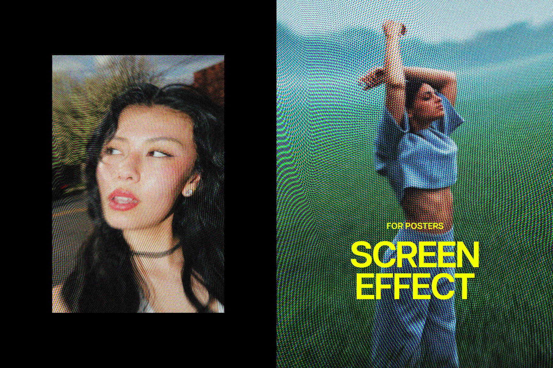 Screen Poster Photo Effect