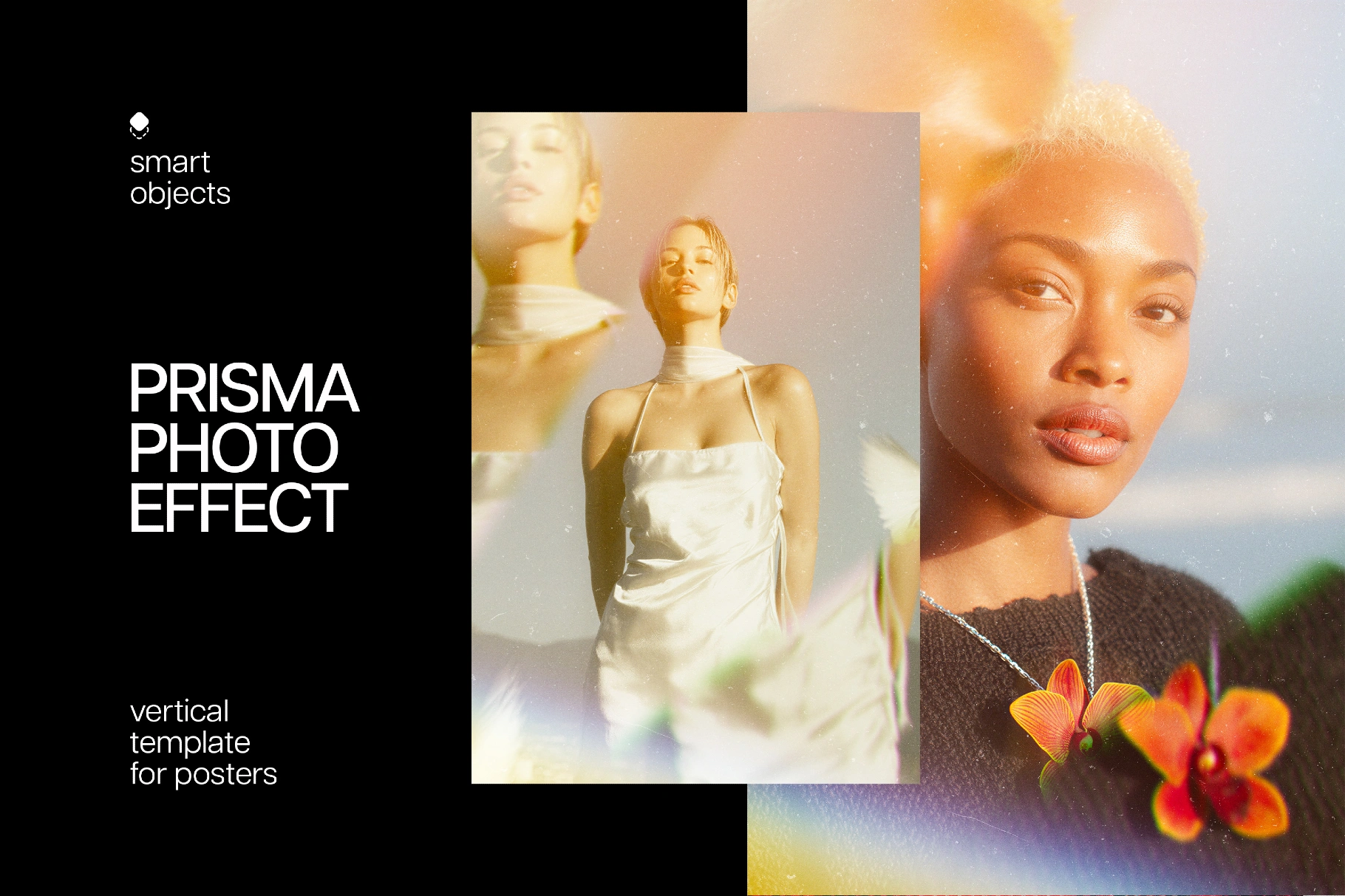 Light Leak Prism Poster Photo Effect