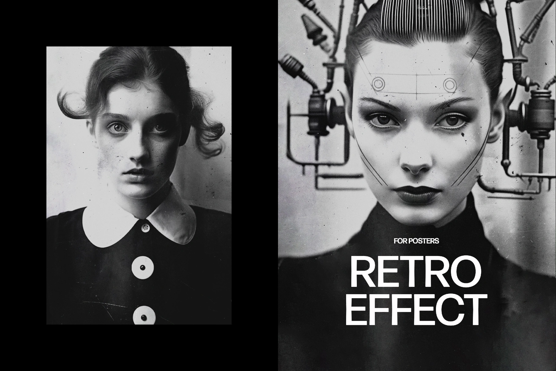 Retro Film Poster Photo Effect