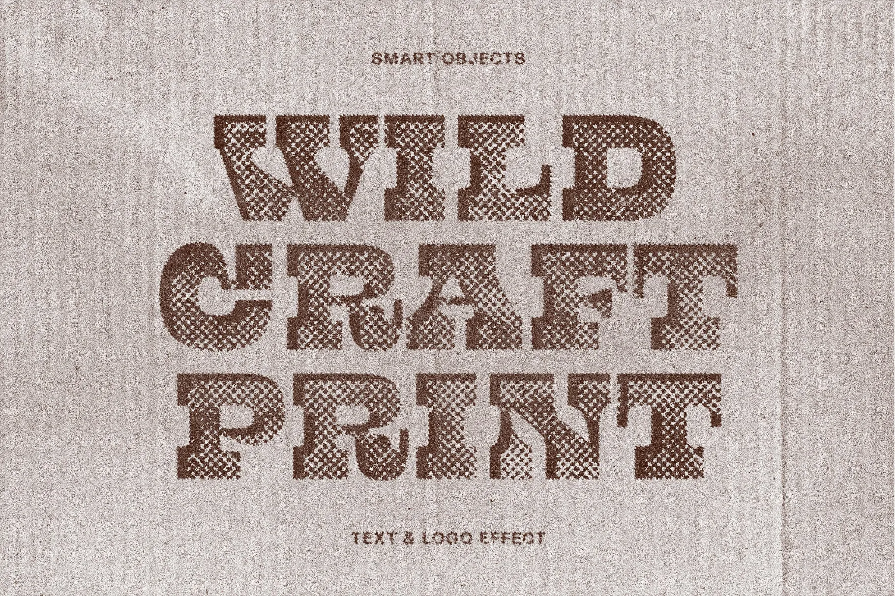 Wild Craft Print Effect