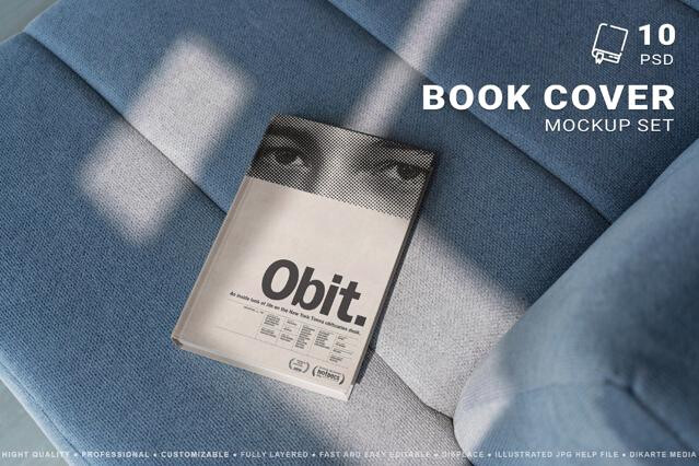 Hardcover Book Mockup Set