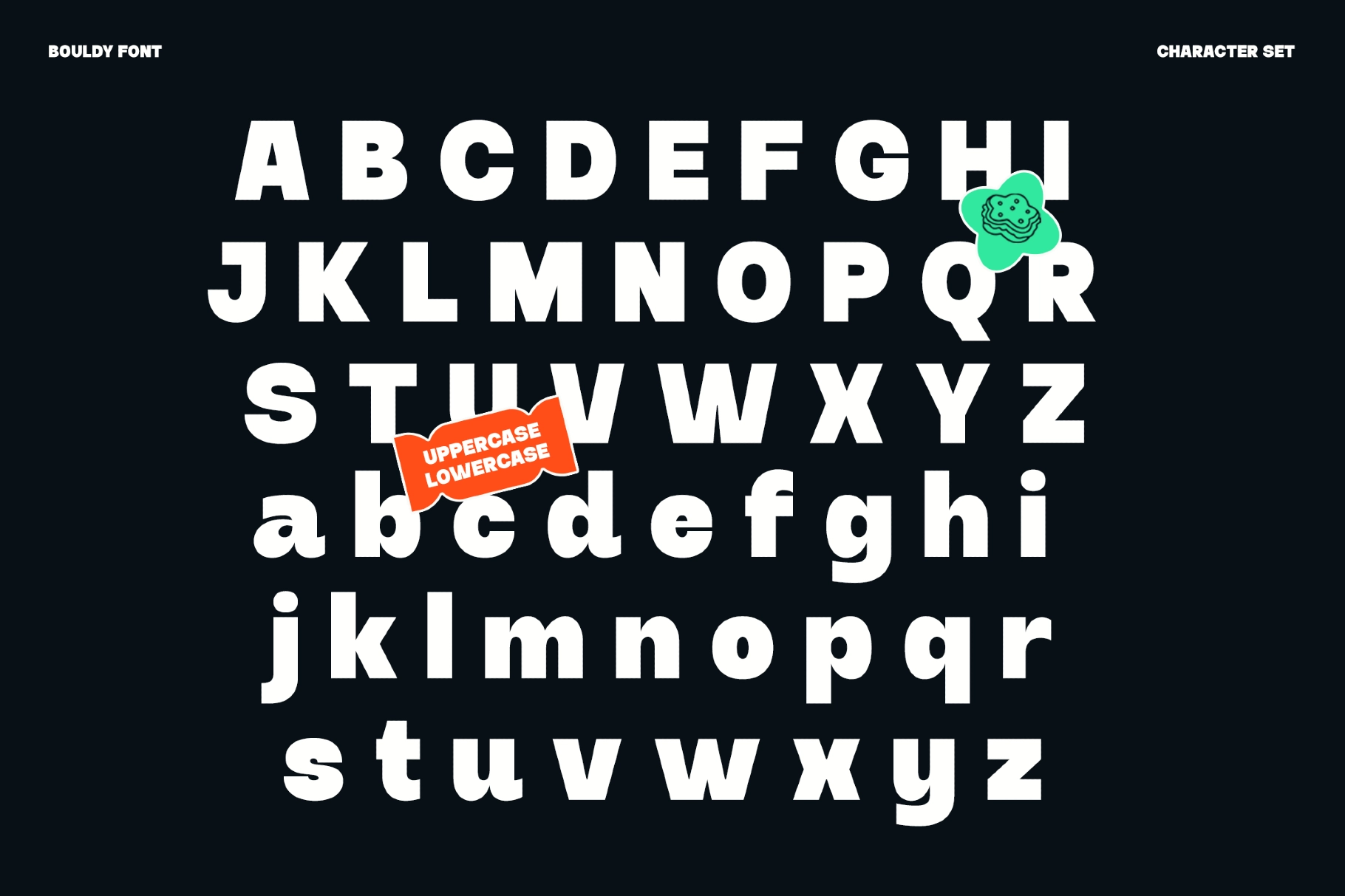 Bouldy - Bold Sans Serif Font