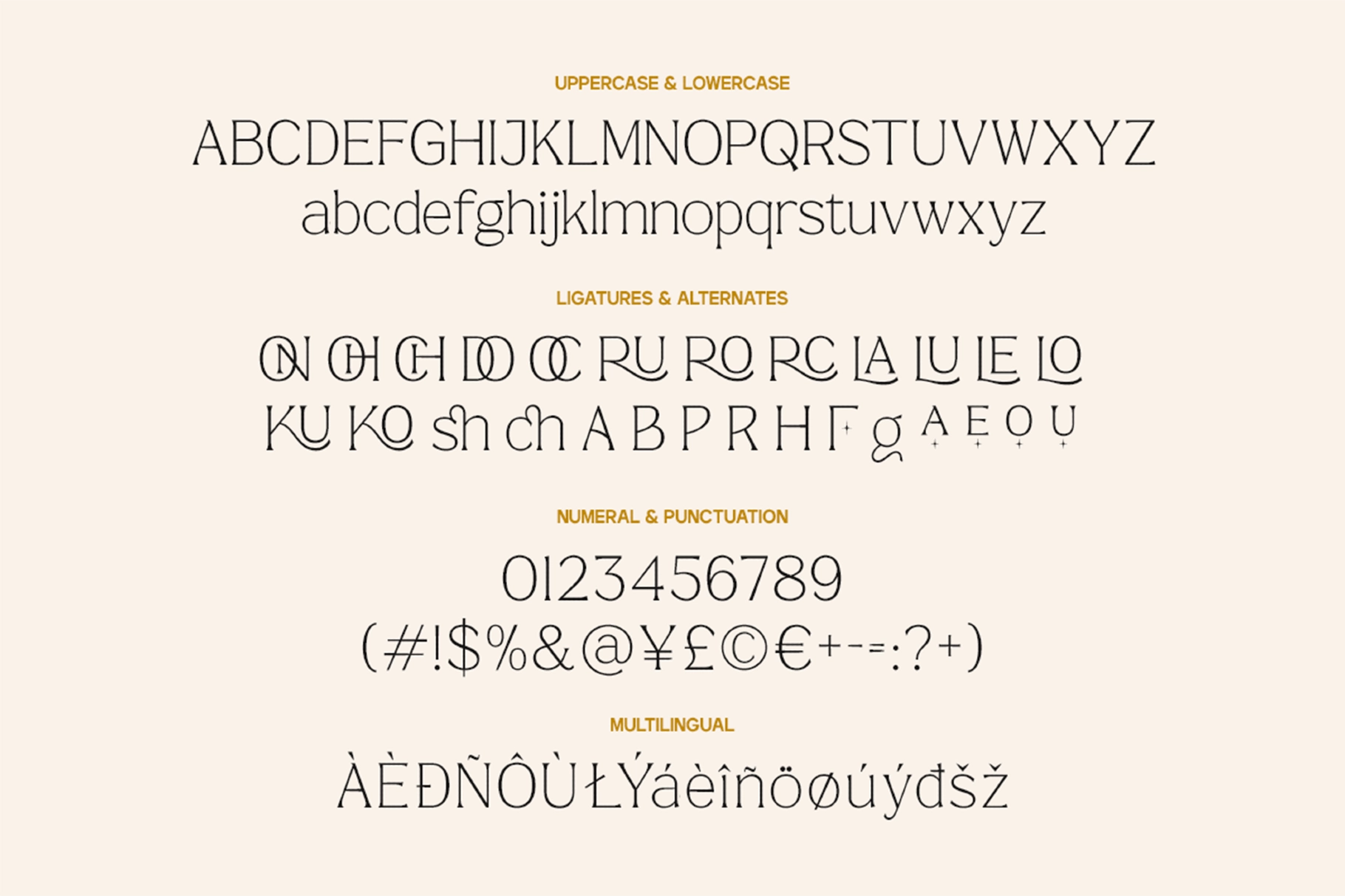 GC Marone - Elegant Serif Font