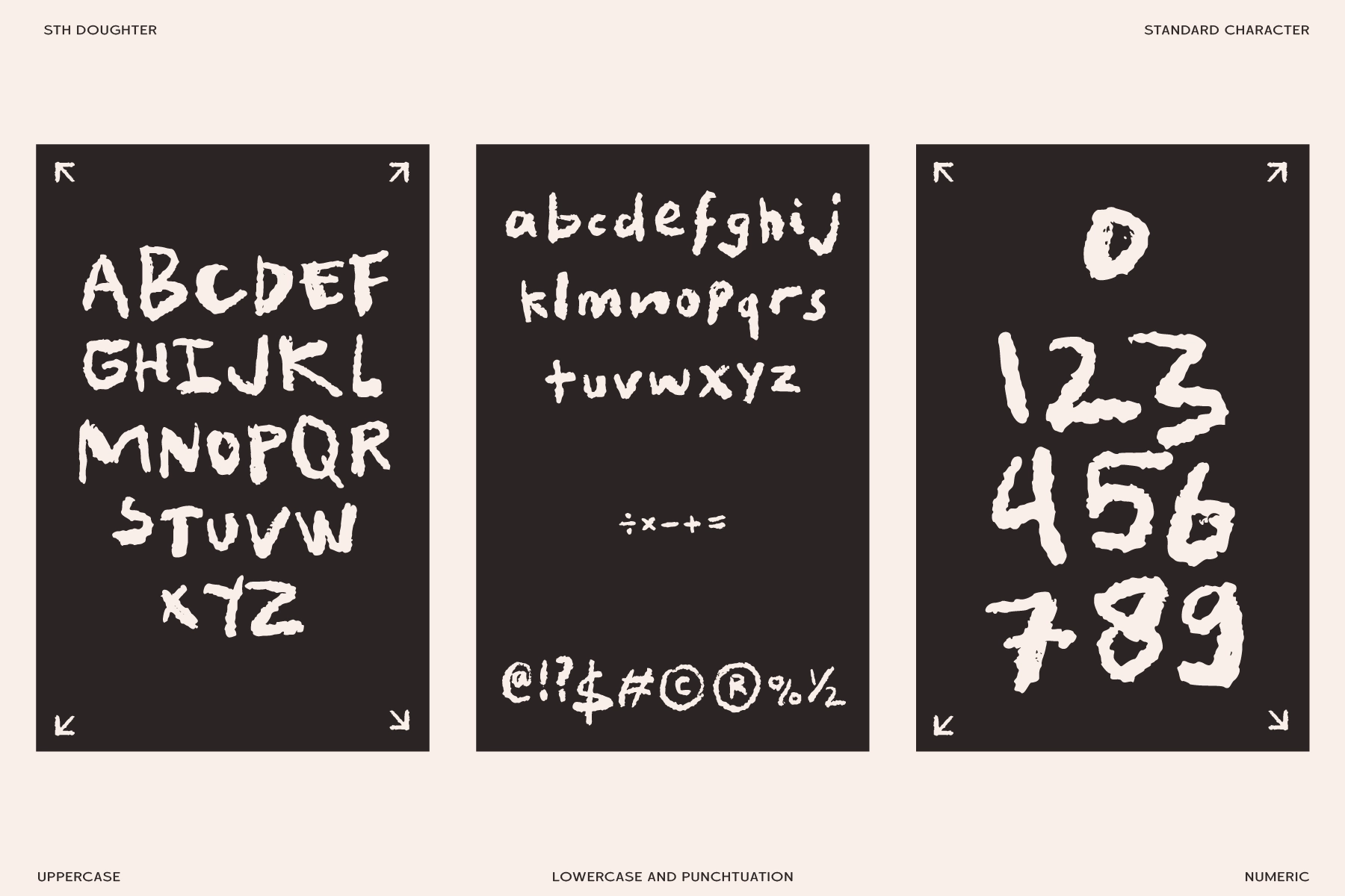 STH Doughter - Rough Handwritten Font