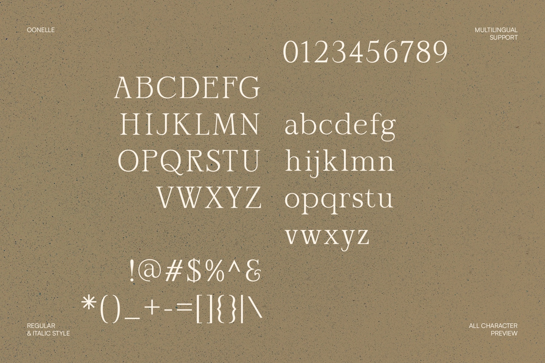 Oonelle - Elegant Serif Font