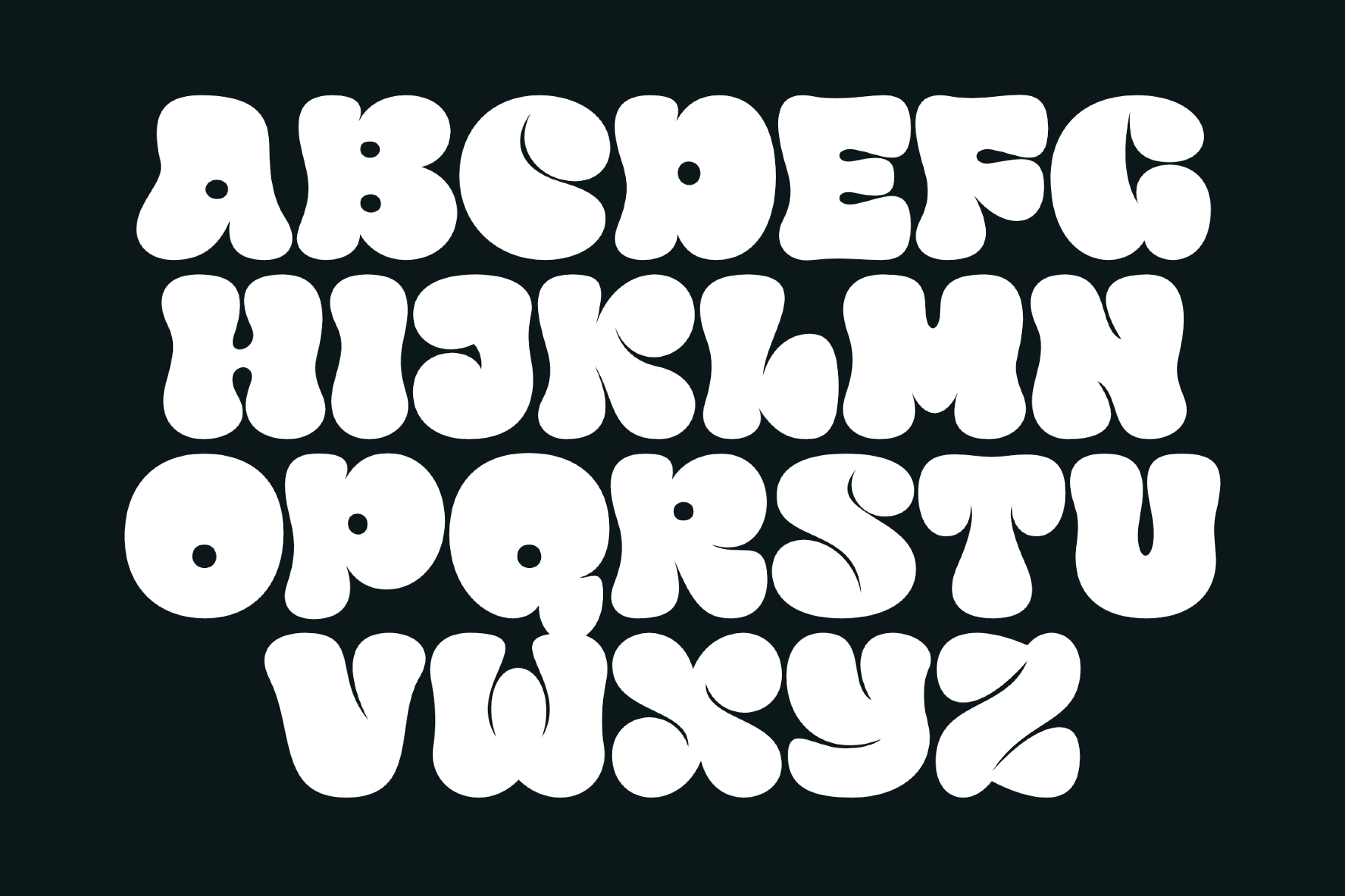Kren - Graffiti Bubble Font