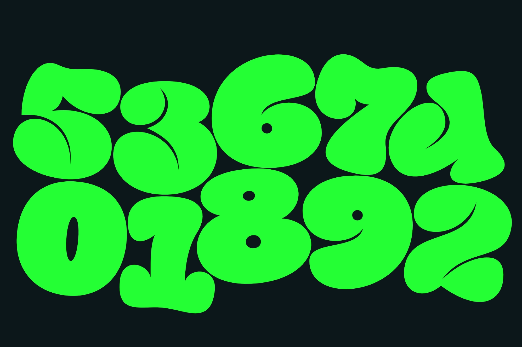 Kren - Graffiti Bubble Font