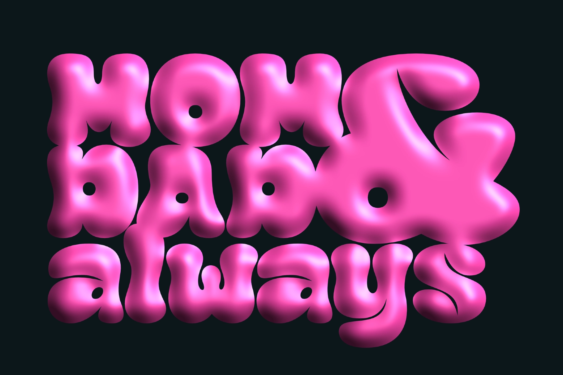 Kren - Graffiti Bubble Font