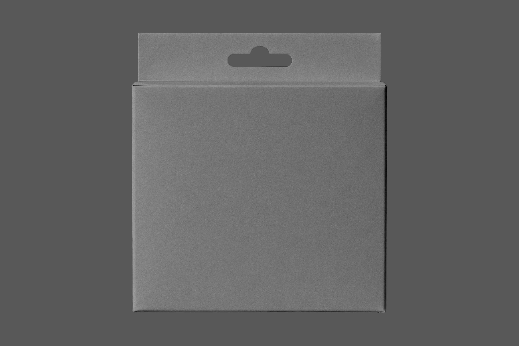 Retail Hanging Box Mockup