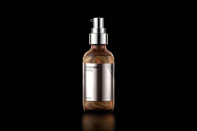 Cosmetic Pump Bottle Mockup