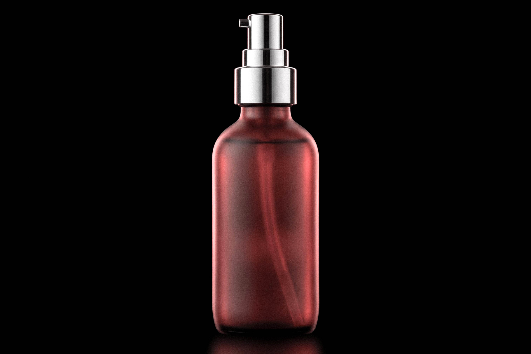 Cosmetic Pump Bottle Mockup