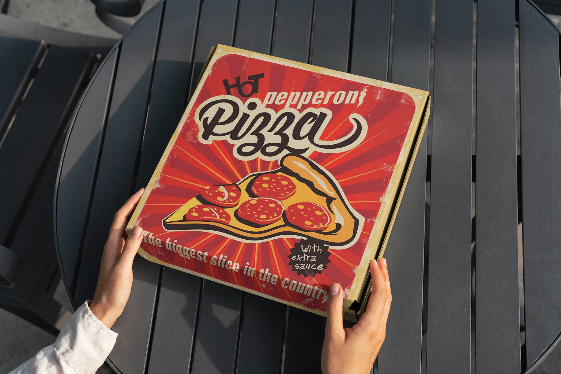Pizza Box Mockups Set
