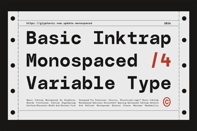 GC Basic Inktrap - Variable Monospace Font