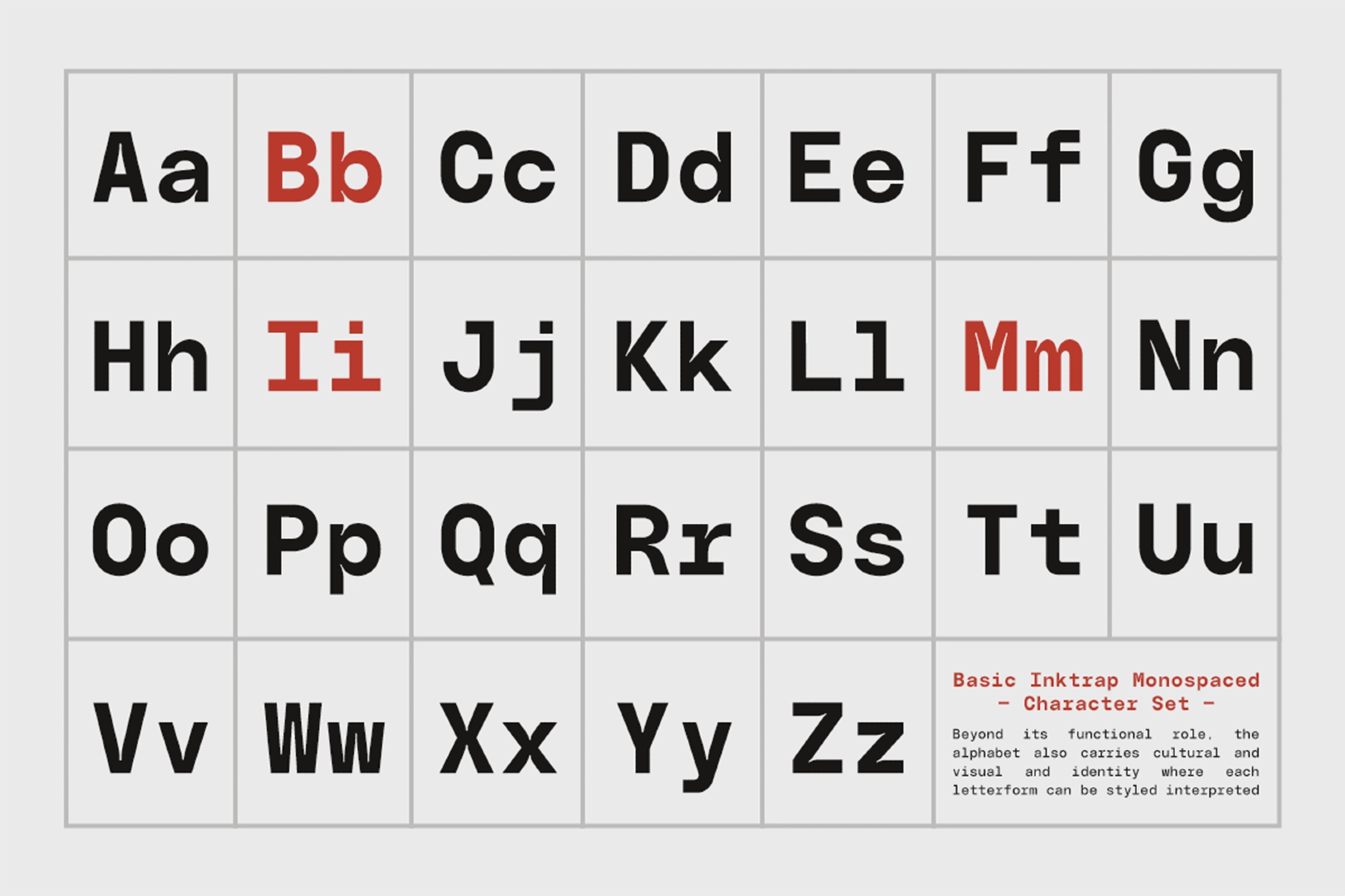 GC Basic Inktrap - Variable Monospace Font