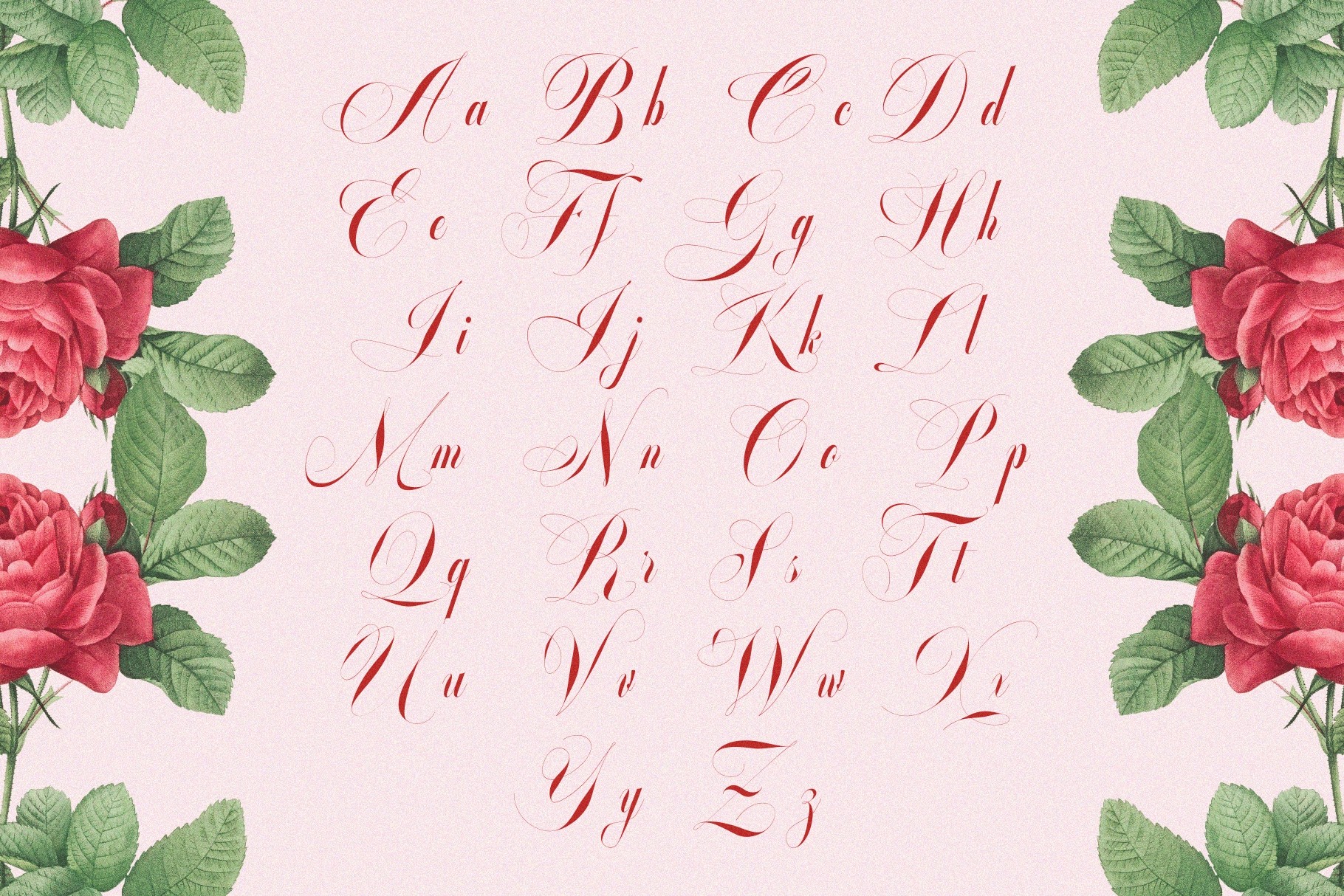 GLOWING ROMANCE — Luxury Calligraphy Font