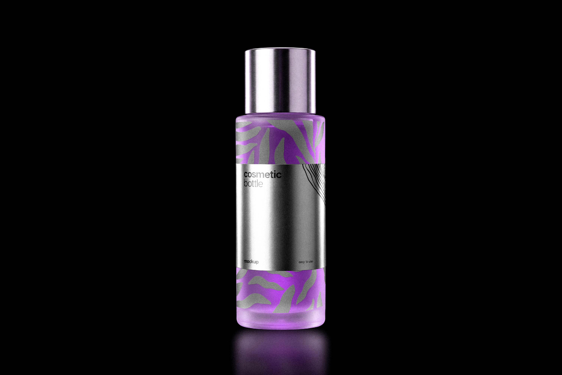 Skincare Cosmetic Bottle Mockup