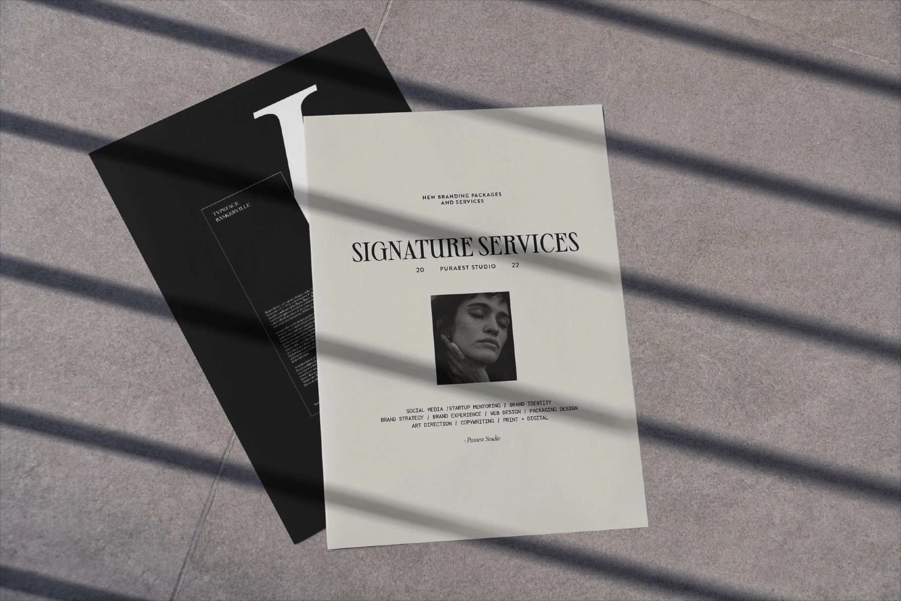 A4 Paper Mockups Set