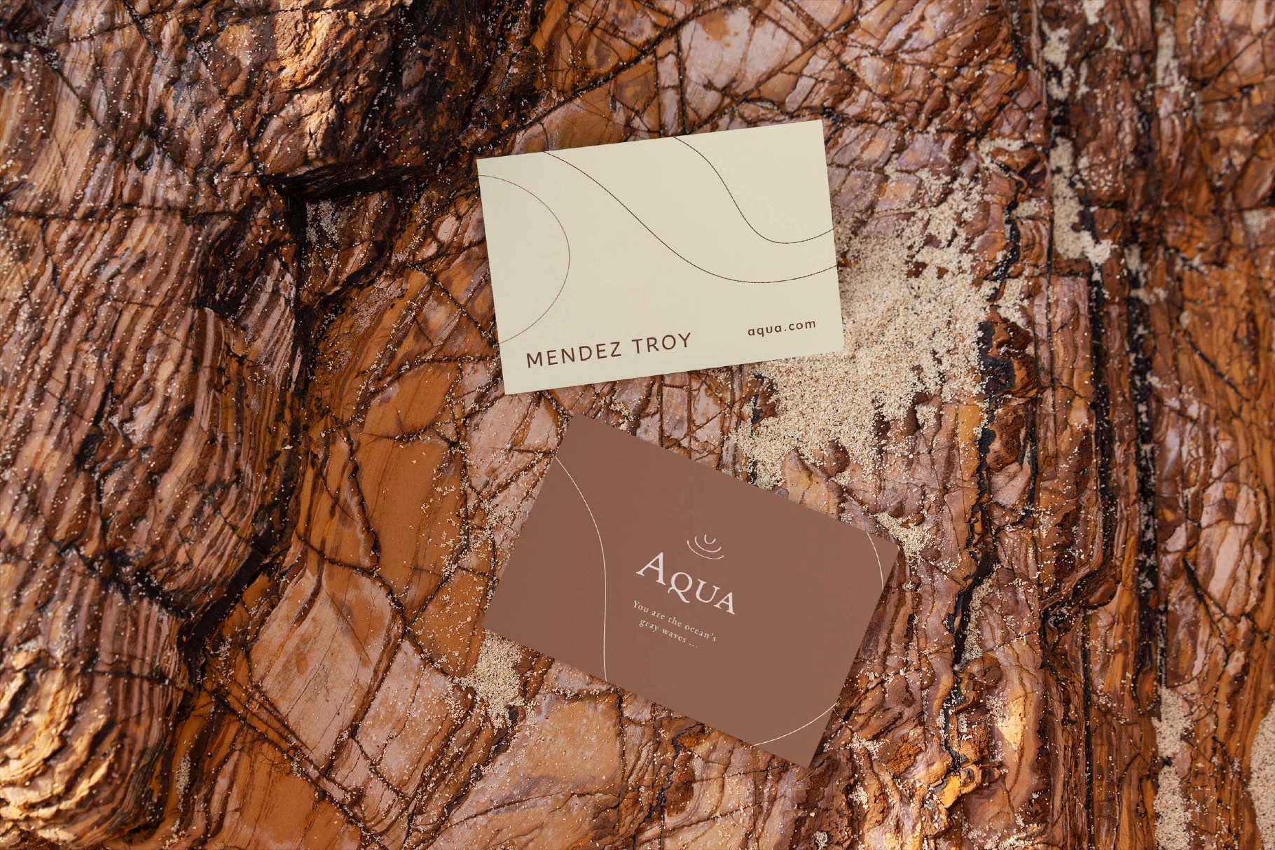 Nature Business Card Mockup