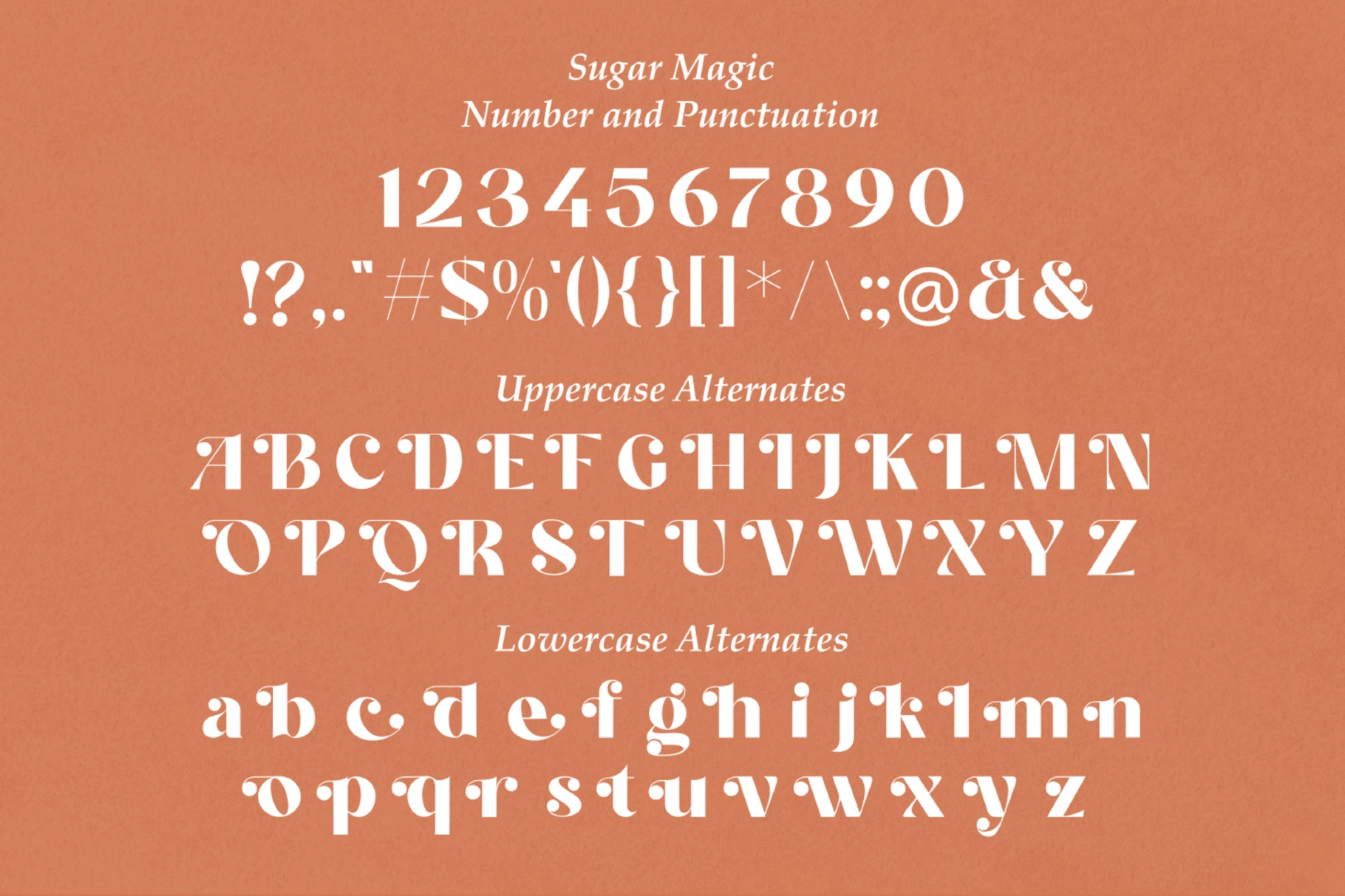Sugar Magic - Fashion Editorial Font