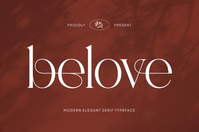 Belove – Modern Elegant Serif Font