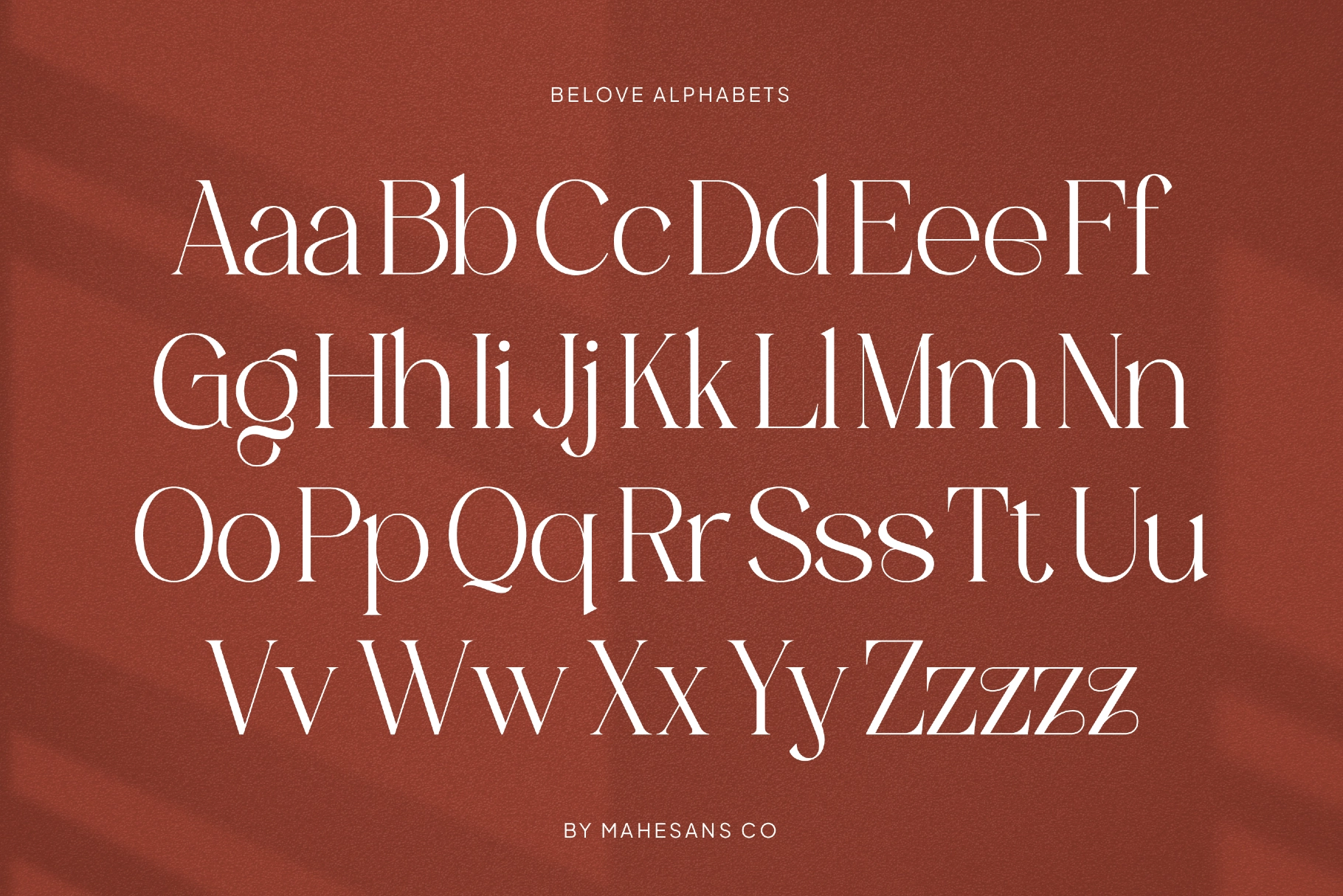 Belove – Modern Elegant Serif Font