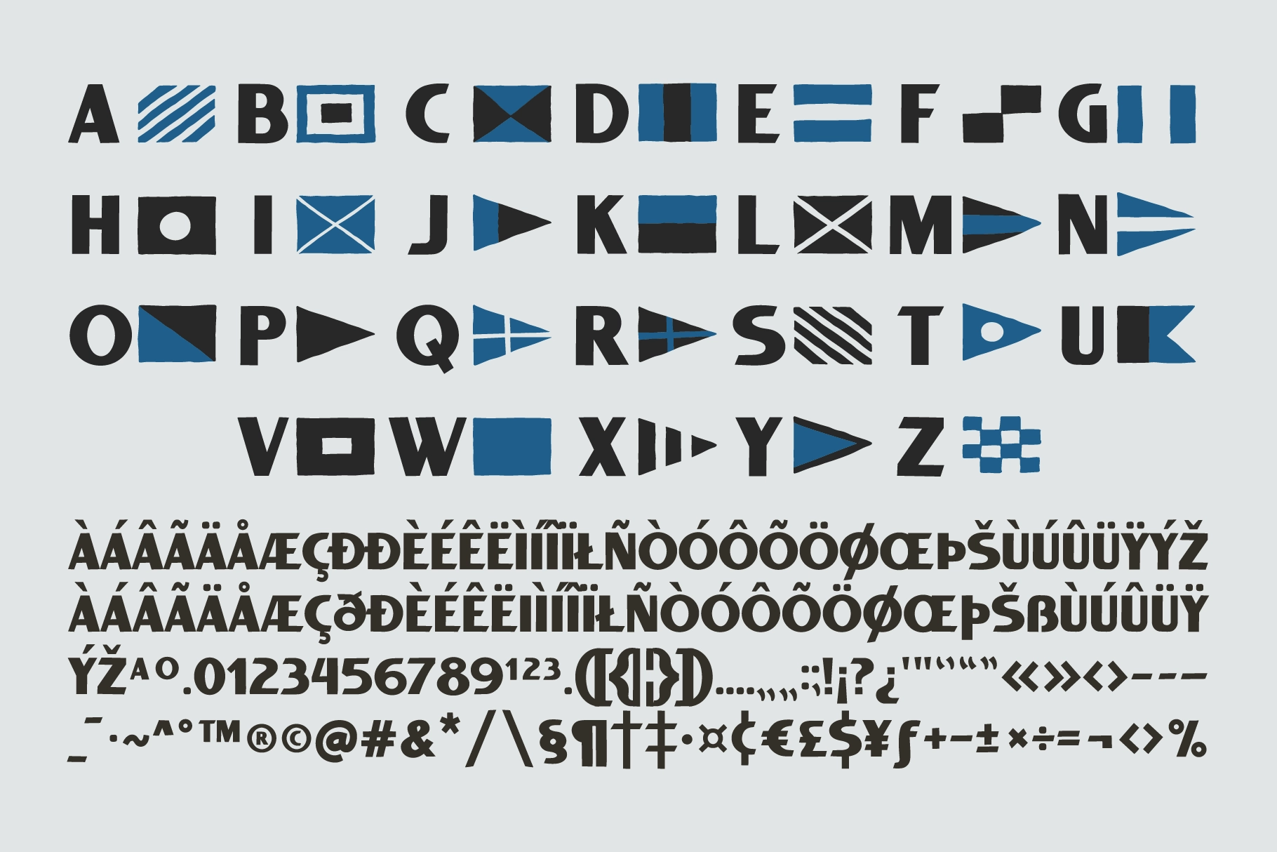 SFC Port Riser - Nautical Display Font