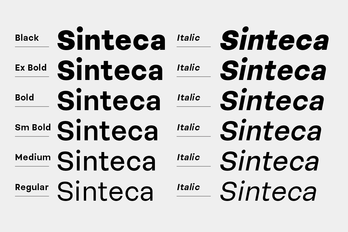 Sinteca - Clean Sans Serif Font