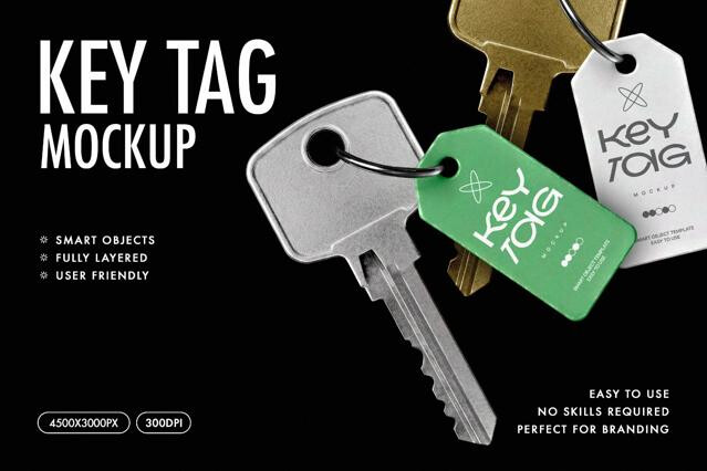Key Tag Mockup