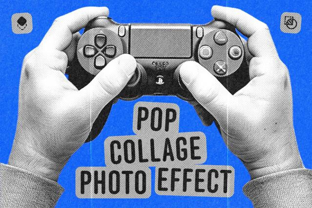 Pop Collage Photo Effect