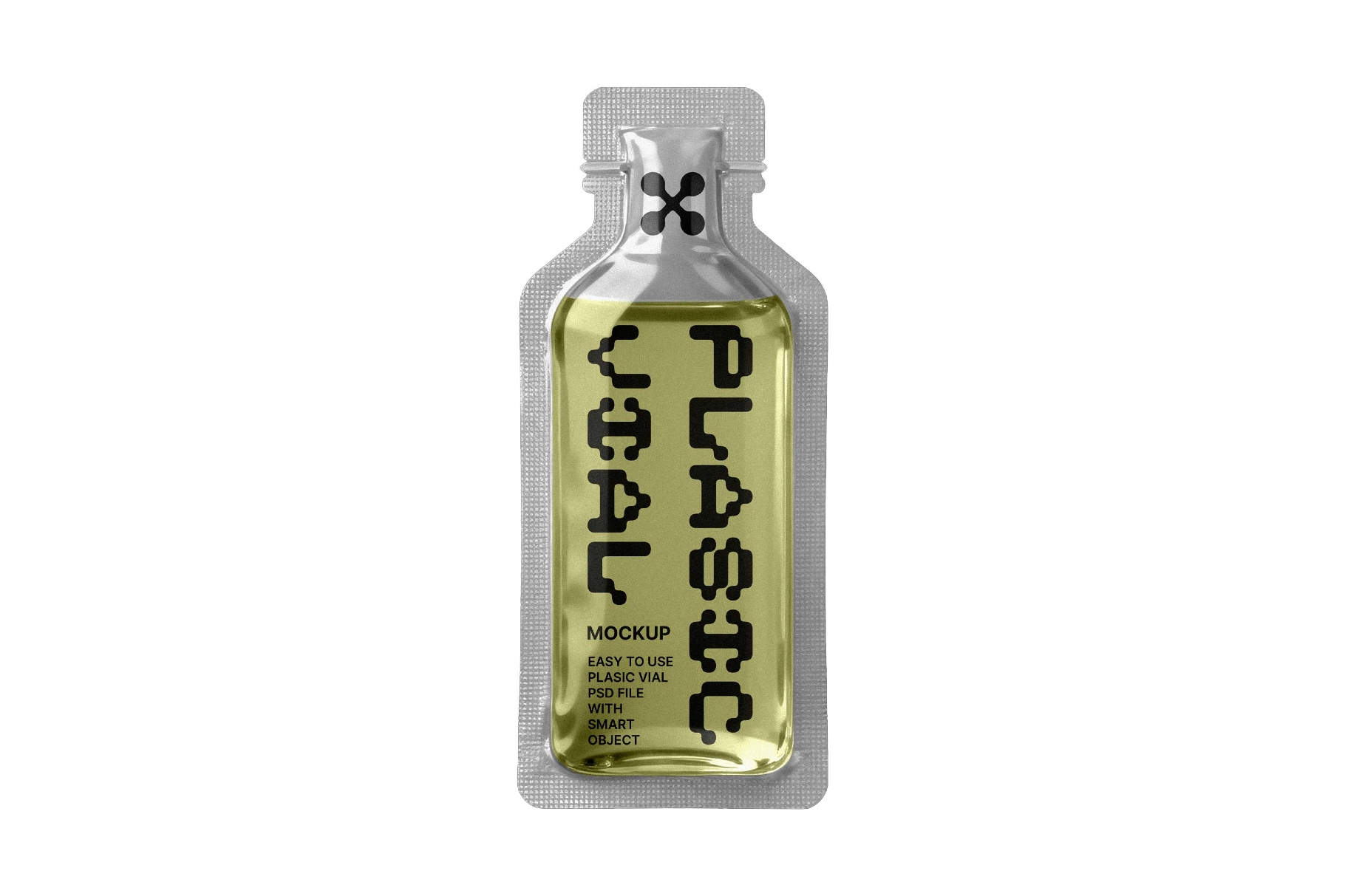 Plastic Vial Mockup
