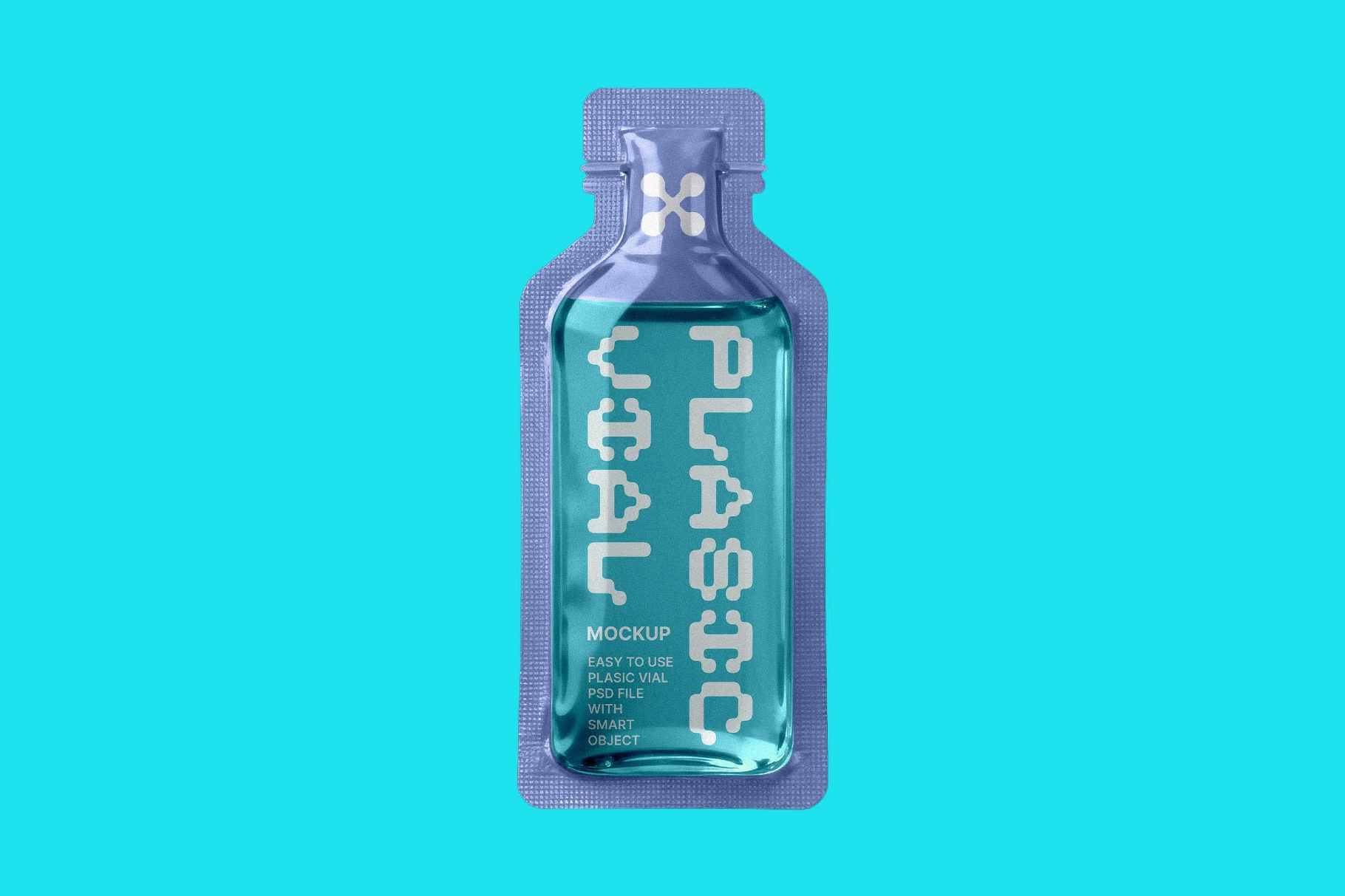 Plastic Vial Mockup