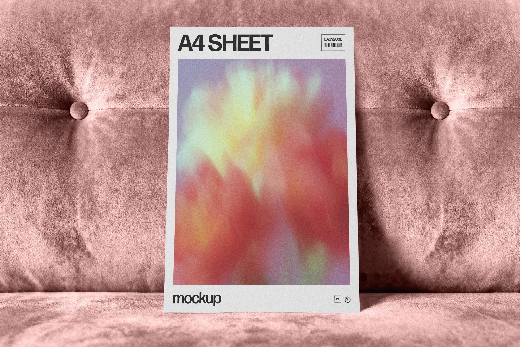 A4 Paper Sheet Mockup