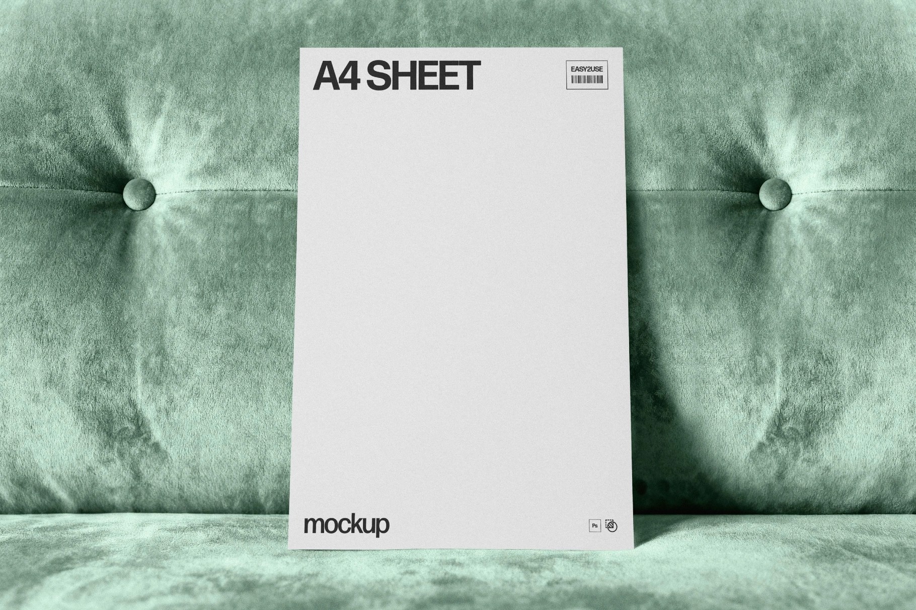 A4 Paper Sheet Mockup