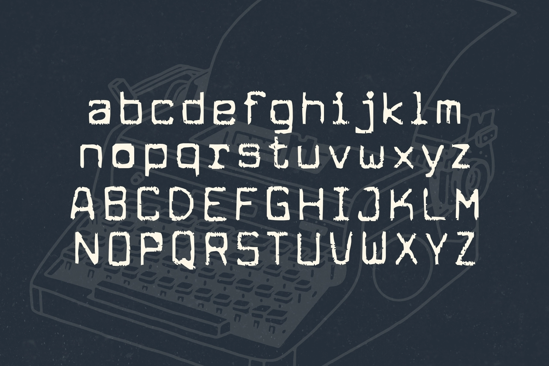 Archive Stamp - Vintage Typewriter Display Font