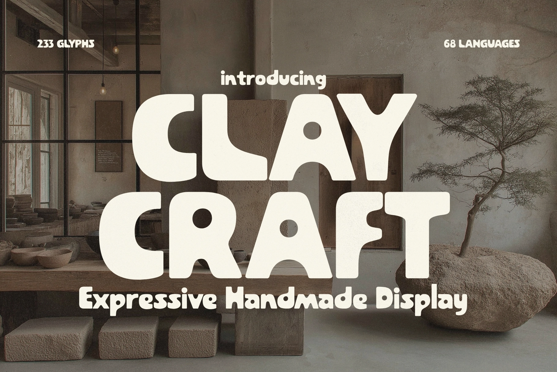 Claycraft - Handmade Display Font