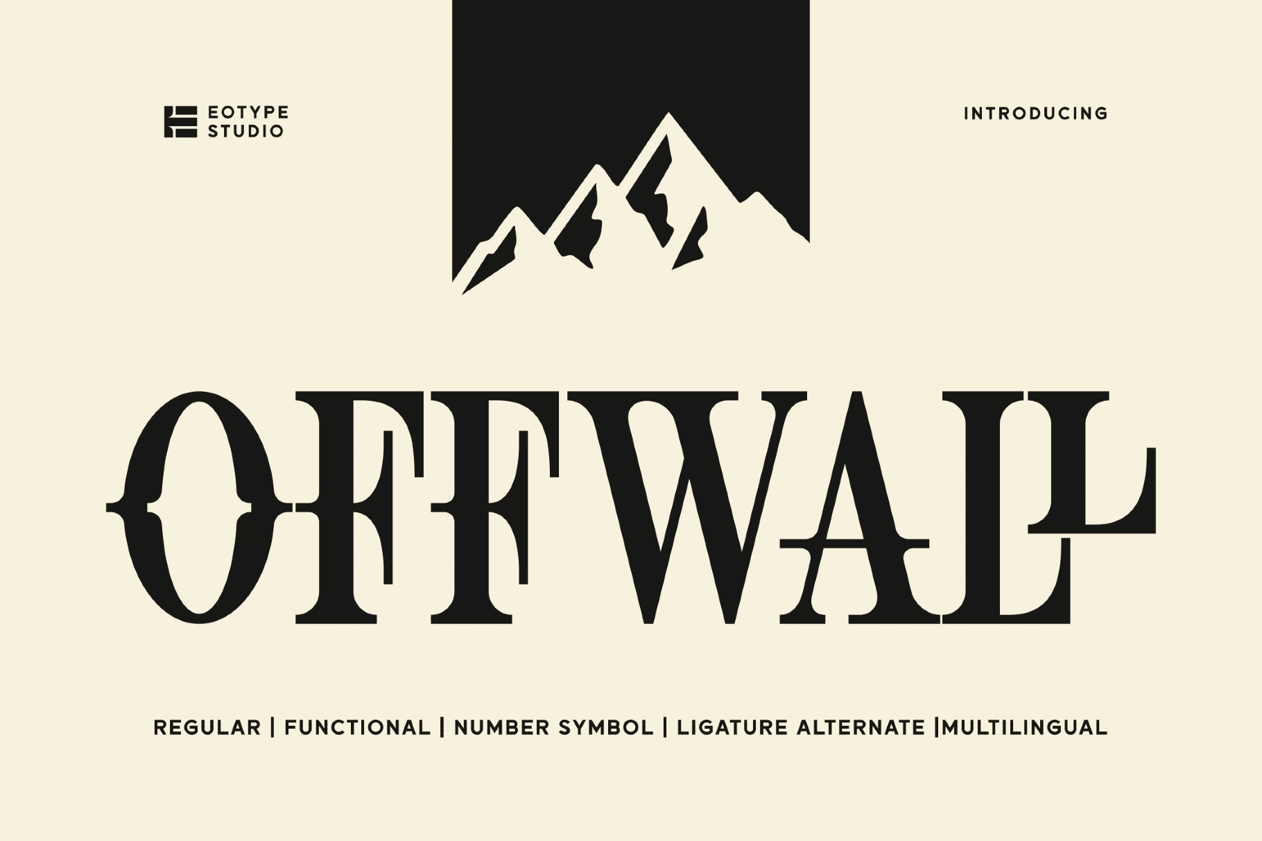 Offwall - Western Display Serif Font