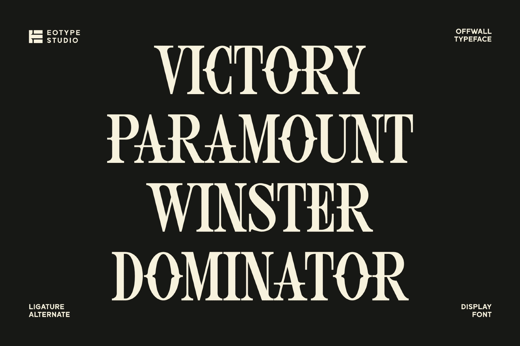 Offwall - Western Display Serif Font