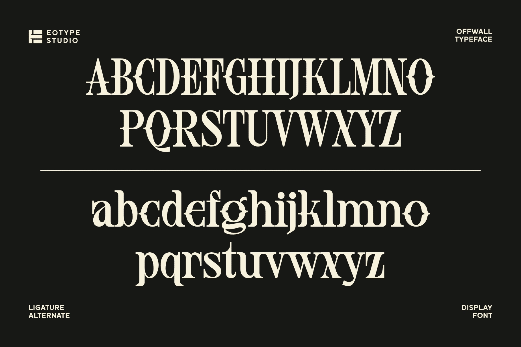 Offwall - Western Display Serif Font